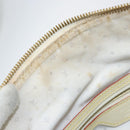 LOUIS VUITTON Suhari Lockit MM Hand Bag Leather White M91874 LV Auth BA6191-10