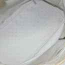 LOUIS VUITTON Suhari Lockit MM Hand Bag Leather White M91874 LV Auth BA6191-11