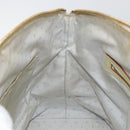 LOUIS VUITTON Suhari Lockit MM Handtas Leer Wit M91874 LV Auth BA6191-23