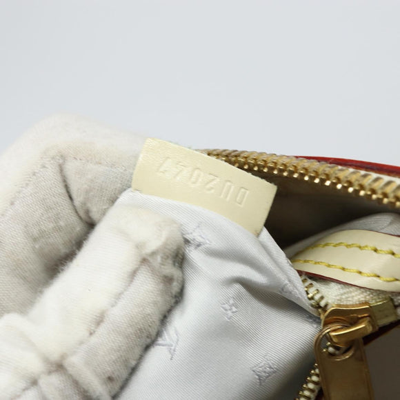 LOUIS VUITTON Suhari Lockit MM Hand Bag Leather White M91874 LV Auth BA6191