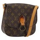 LOUIS VUITTON Monogram Saint Cloud MM Shoulder Bag M51243 LV Auth BA6192-1