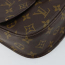 LOUIS VUITTON Monogram Saint Cloud MM Shoulder Bag M51243 LV Auth BA6192-16