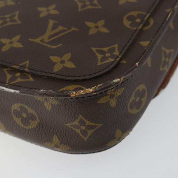 LOUIS VUITTON Monogram Saint Cloud MM Shoulder Bag M51243 LV Auth BA6192