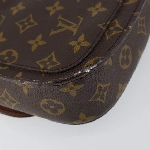 LOUIS VUITTON Monogram Saint Cloud MM Shoulder Bag M51243 LV Auth BA6192