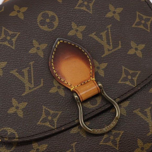 LOUIS VUITTON Monogram Saint Cloud MM Shoulder Bag M51243 LV Auth BA6192