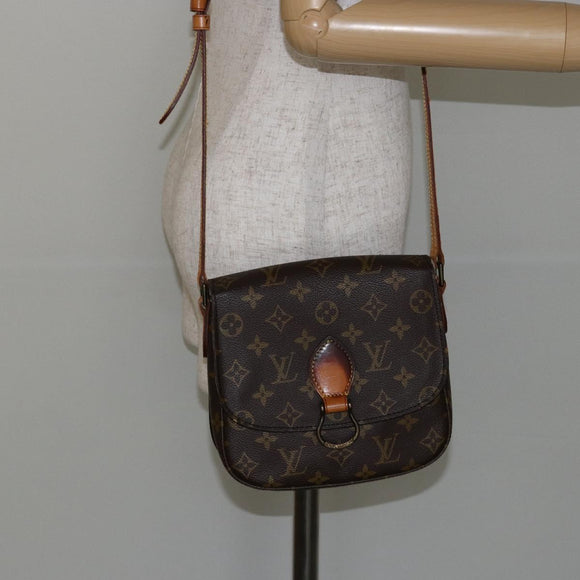 LOUIS VUITTON Monogram Saint Cloud MM Shoulder Bag M51243 LV Auth BA6192