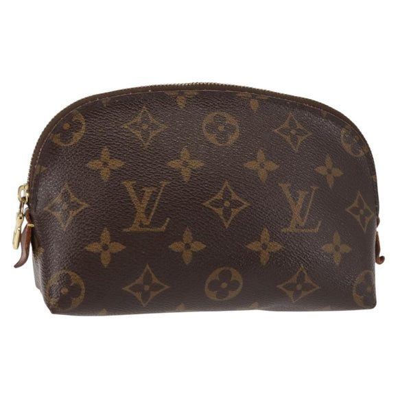 LOUIS VUITTON Monogram Pochette Cosmetic PM Pouch M43998 LV Auth BA6195