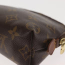 LOUIS VUITTON Monogram Pochette Cosmetic PM Pouch M43998 LV Auth BA6195-16