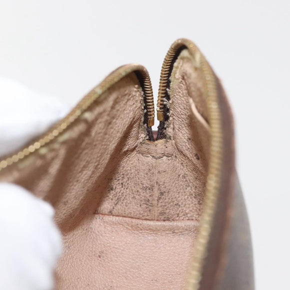 LOUIS VUITTON Monogram Pochette Cosmetic PM Pouch M43998 LV Auth BA6195