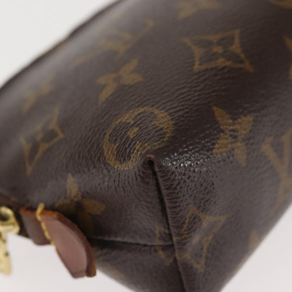 LOUIS VUITTON Monogram Pochette Cosmetic PM Pouch M43998 LV Auth BA6195