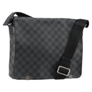 LOUIS VUITTON Damier Graphite District MM Shoulder Bag N41272 LV Auth BA6198-1