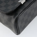 LOUIS VUITTON Damier Graphite District MM Shoulder Bag N41272 LV Auth BA6198-8