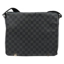 LOUIS VUITTON Damier Graphite District MM Shoulder Bag N41272 LV Auth BA6198-13