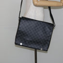 LOUIS VUITTON Damier Graphite District MM Shoulder Bag N41272 LV Auth BA6198-26