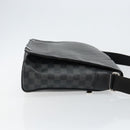 LOUIS VUITTON Damier Graphite District MM Shoulder Bag N41272 LV Auth BA6198-3