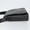 LOUIS VUITTON Damier Graphite District MM Shoulder Bag N41272 LV Auth BA6198-4