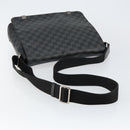 LOUIS VUITTON Damier Graphite District MM Shoulder Bag N41272 LV Auth BA6198-7