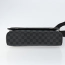 LOUIS VUITTON Damier Graphite District MM Shoulder Bag N41272 LV Auth BA6198-5