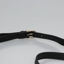 BURBERRY Nova Check Shoulder Bag Canvas Leather Beige Black gold Auth BA620-8