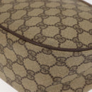 GUCCI GG Supreme Web Sherry Line Shoulder Bag PVC Beige 89 02 077 Auth BA6200-11