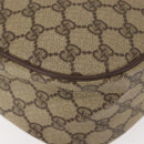 GUCCI GG Supreme Web Sherry Line Shoulder Bag PVC Beige 89 02 077 Auth BA6200-12