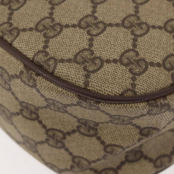 GUCCI GG Supreme Web Sherry Line Shoulder Bag PVC Beige 89 02 077 Auth BA6200