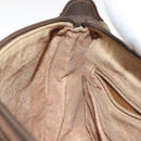 GUCCI GG Supreme Web Sherry Line Shoulder Bag PVC Beige 89 02 077 Auth BA6200-19