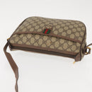 GUCCI GG Supreme Web Sherry Line Shoulder Bag PVC Beige 89 02 077 Auth BA6200-6