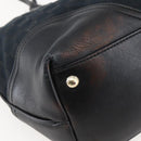 GUCCI GG Canvas Abbey Tote Bag Black Gold 169946 Auth BA6201-14