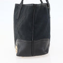 GUCCI GG Canvas Abbey Tote Bag Black Gold 169946 Auth BA6201-5