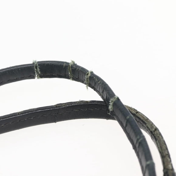 GUCCI GG Canvas Abbey Tote Bag Black Gold 169946 Auth BA6201