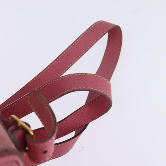 GUCCI Bamboo Backpack Suede Pink Gold 003 2034 0030 Auth BA6202