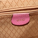 GUCCI Bamboo Backpack Suede Pink Gold 003 2034 0030 Auth BA6202-17