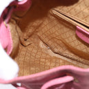GUCCI Bamboo Backpack Suede Pink Gold 003 2034 0030 Auth BA6202-20