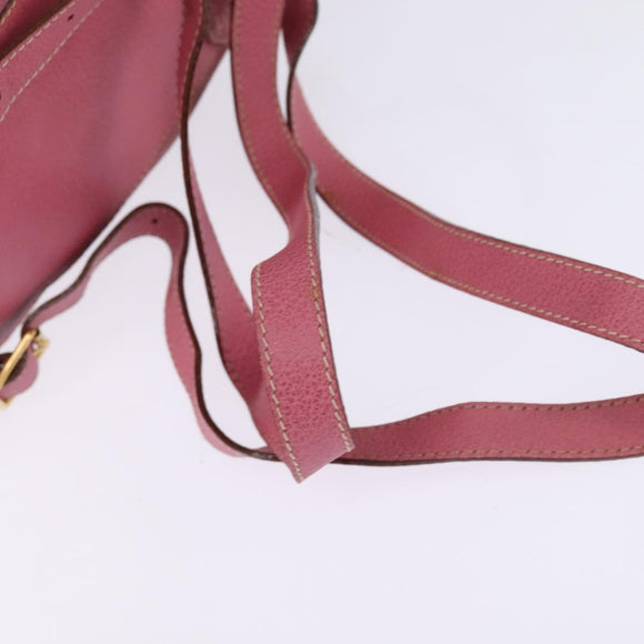 GUCCI Bamboo Backpack Suede Pink Gold 003 2034 0030 Auth BA6202