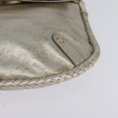 GUCCI Interlocking Shoulder Bag Leather Champagne Gold 167732 Auth BA6203-15