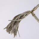 GUCCI Interlocking Shoulder Bag Leather Champagne Gold 167732 Auth BA6203-9