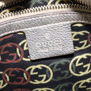 GUCCI Interlocking Shoulder Bag Leather Champagne Gold 167732 Auth BA6203-18