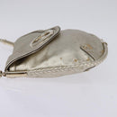 GUCCI Interlocking Shoulder Bag Leather Champagne Gold 167732 Auth BA6203-3