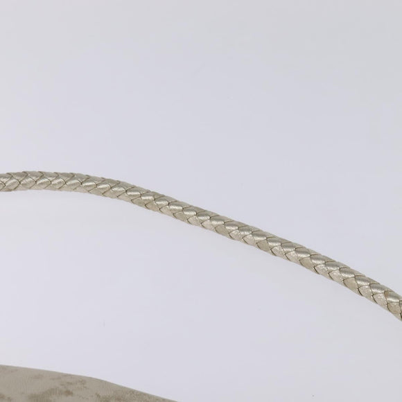 GUCCI Interlocking Shoulder Bag Leather Champagne Gold 167732 Auth BA6203