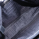 PRADA Shoulder Bag Leather Black Auth BA6207-11