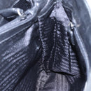 PRADA Shoulder Bag Leather Black Auth BA6207-20