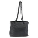PRADA Shoulder Bag Leather Black Auth BA6207-1