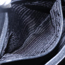 PRADA Shoulder Bag Leather Black Auth BA6207-21