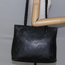 PRADA Shoulder Bag Leather Black Auth BA6207-24