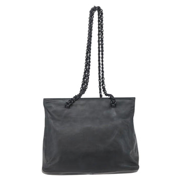 PRADA Shoulder Bag Leather Black Auth BA6207 - 0