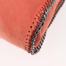 Stella MacCartney Falabella Chain Shoulder Bag Suede Orange 234387 Auth BA6211-16