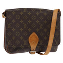 LOUIS VUITTON Monogram Cartouchiere GM Shoulder Bag M51252 LV Auth BA6215-1