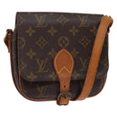 LOUIS VUITTON Monogram Cartouchiere PM Shoulder Bag M51254 LV Auth BA6217-1