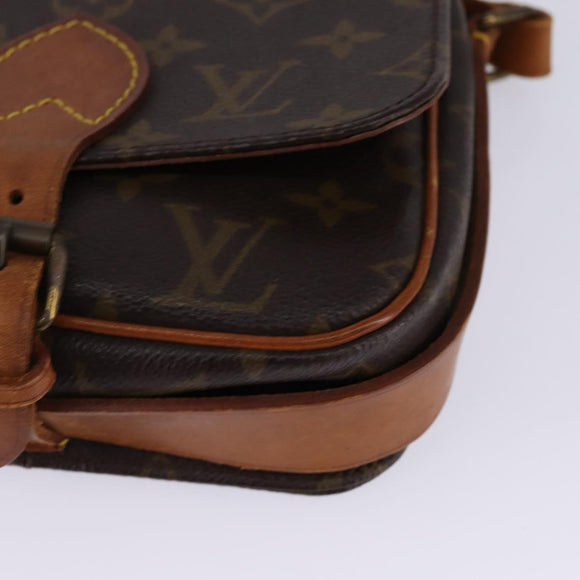 LOUIS VUITTON Monogram Cartouchiere PM Shoulder Bag M51254 LV Auth BA6217